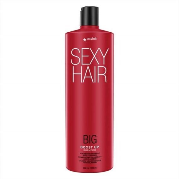 Big Boost Up Volumizing Shampoo with Collagen, 33.8 Oz | 20% More Volume | SLS and SLES Sulfate Free | All Hair Types