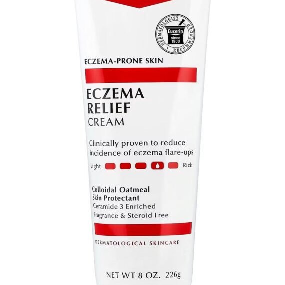 Eczema Relief Cream, Fragrance Free, 8 oz