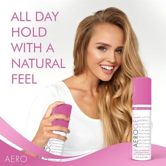 TRI Aerogel Hair Spray - Extra Hold, Free & Clear Hairspray for Women, Travel, Volume Fixer & Non-Sticky Essentials, Flexible Hold Bottle, Scented - (3oz, Pack of 1)