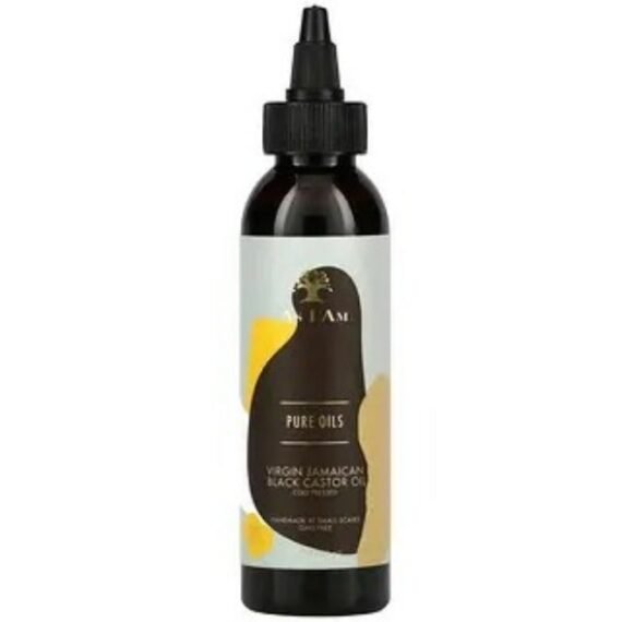 As I Am Pure Oils Virgin Jamaican Black Castor Oil 4 fl oz 118 ml