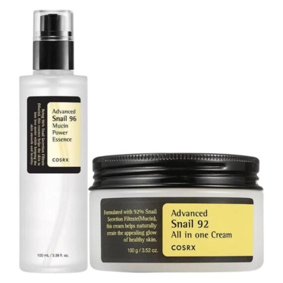 Radiance Renewal Snail Skincare Duo Advanced Snail 96 Mucin Power Essence & 92 All-in-One Cream 200ml