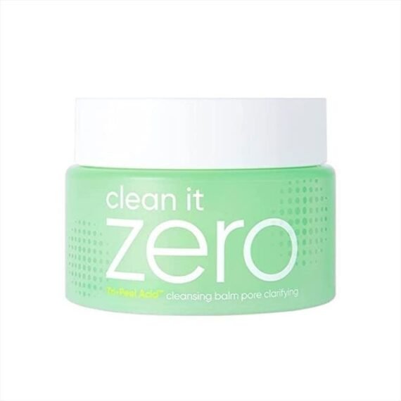 Clean It Zero Pore Clarifying Cleansing Balm Makeup Remover, Balm to Oil, Double Cleanse, Acne Face Wash,100ml