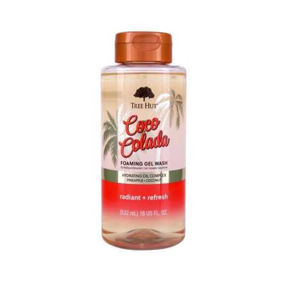 Tree Hut Coco Colada Radiant & Refresh Foaming Gel Wash, 18 oz.