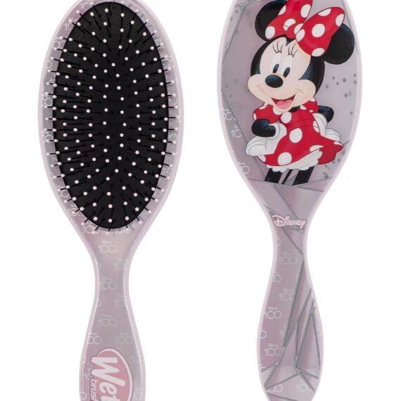 Wet Brush Original Detangling Brush, Minnie Mouse (Disney) - Detangler Brush with Soft & Flexible Bristles - Detangling Brush for Curly Hair - Tangle-Free Brush for Straight, Thick, & Wavy Hair