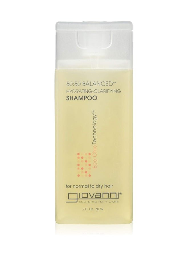 Giovanni 50:50 Balanced Hydrating-Clarifying Shampoo For Normal To Dry Hair, Eco Chic Technology 60ml