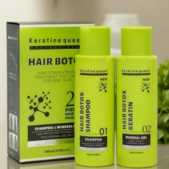 Hair Botox shampoo and conditioner Set for Hair Straightening Treatment