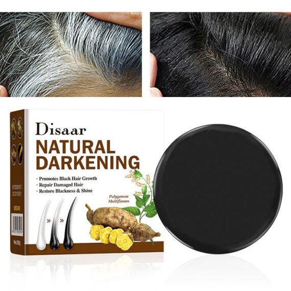 Polygonum Hair Shampoo Soap, Hair Prevents Hair Loss, Natural Hair Black, Nourishing Deeply Cleanses Hair Scalp, Extracts For Effective Cleaning, Promotes Healthy Hair Growth And Solution to Gray and White Hair, Cleanses And Nourishes Scalp, Hair Care, 100G