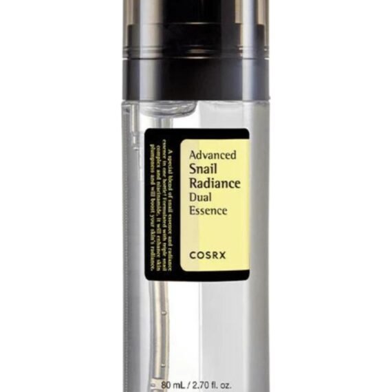 Advanced Snail Radiance Dual Essence: 2-In-1 Boost for Elasticity & Radiance 80ml