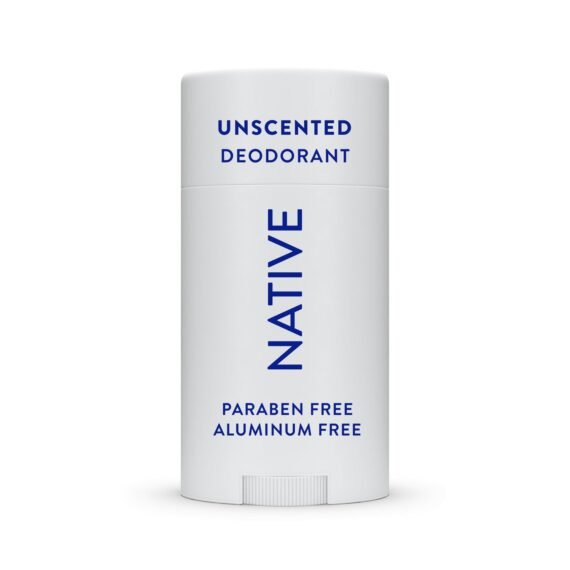 Native Deodorant,Unscented, Aluminum Free, Paraben Free, 2.65 OZ (75 g), Coconut Oil and Shea Butter