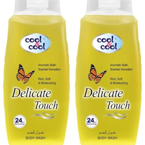 Cool & Cool Delicate Touch Body Wash, 2 X 500Ml