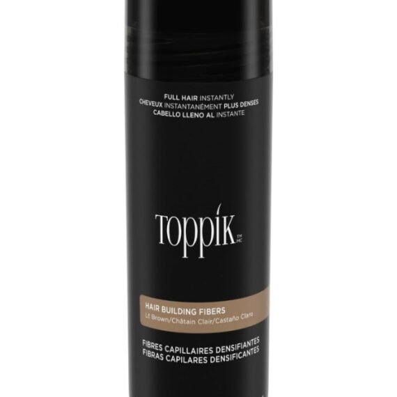 Hair Building Fibers Instant Hair Concealer for Thinning Hair, Hair Fiber for Men & Women, Texture Powder with Natural Keratin, Long-Lasting Hair Color - Light Brown 55grams