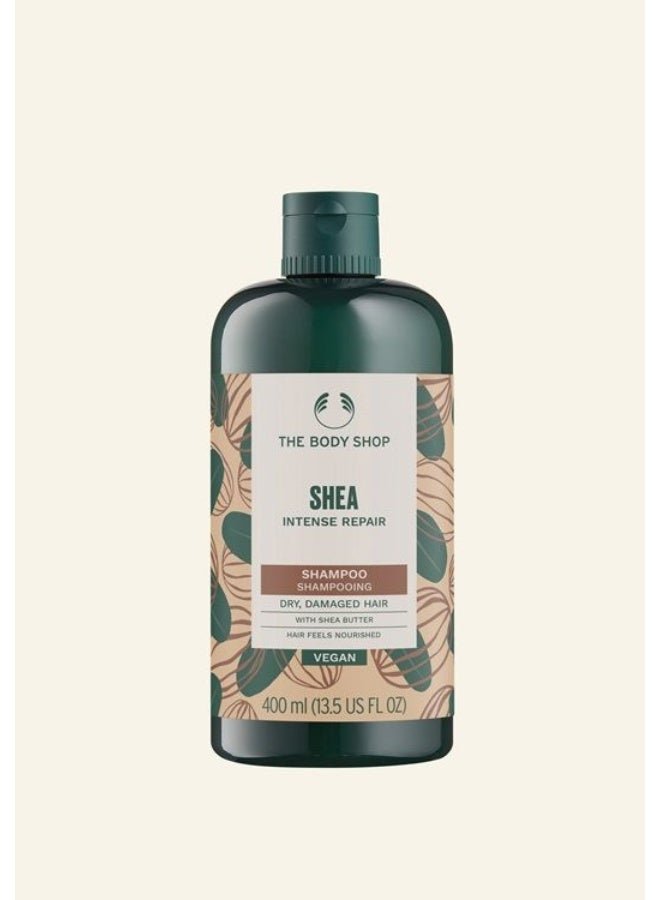 Shea Intense Repair Conditioner – For Dry, Breakage-Prone Hair, Strengthening & Moisturising with Vegan Keratin Protein, Reduces Breakage, Nutty Scent, 400ml