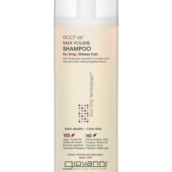 Giovanni Root 66 Max Volume Shampoo, Eco Chic Technology 250ml
