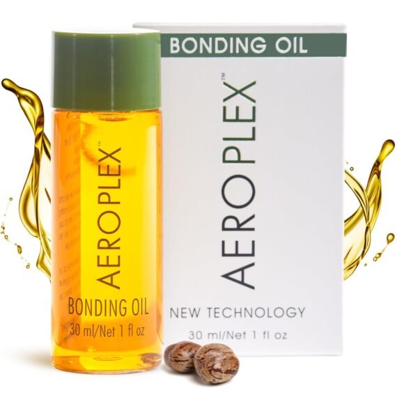 TRIDESIGN Aeroplex Bonding Oil - Repairs, Promotes Growth & Prevents Breakage - Silky Serum for Dry, Damaged & Frizzy Hair - Travel Size 30ml - Salon-Tested with UV & Heat Protection