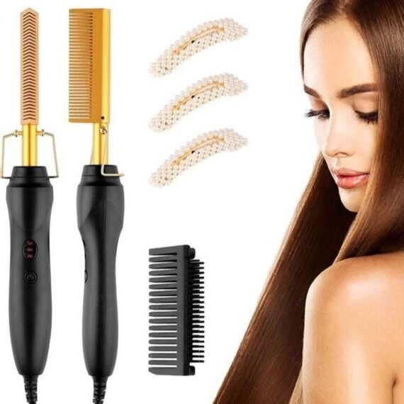 Heating Comb Hot Hair Straightener
