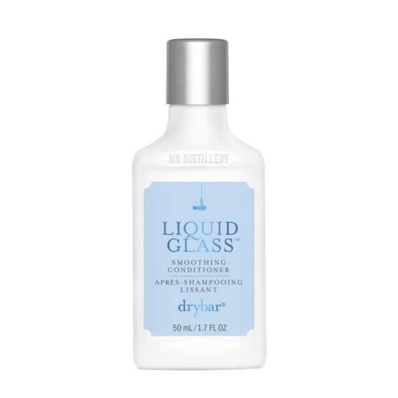 Drybar Liquid Glass Smoothing Conditioner - Travel Size | Reduces Frizz, Adds a Smooth & Shiny Finish, Lightweight Formula for all Hair Types, Vegan & Cruelty Free