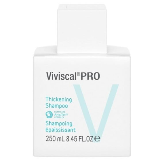 Viviscal Professional Thin to Thick Shampoo with Ana:Tel Proprietary Complex, Biotin, Collagen & Keratin Promotes Healthy Looking Hair Growth, 250 ml