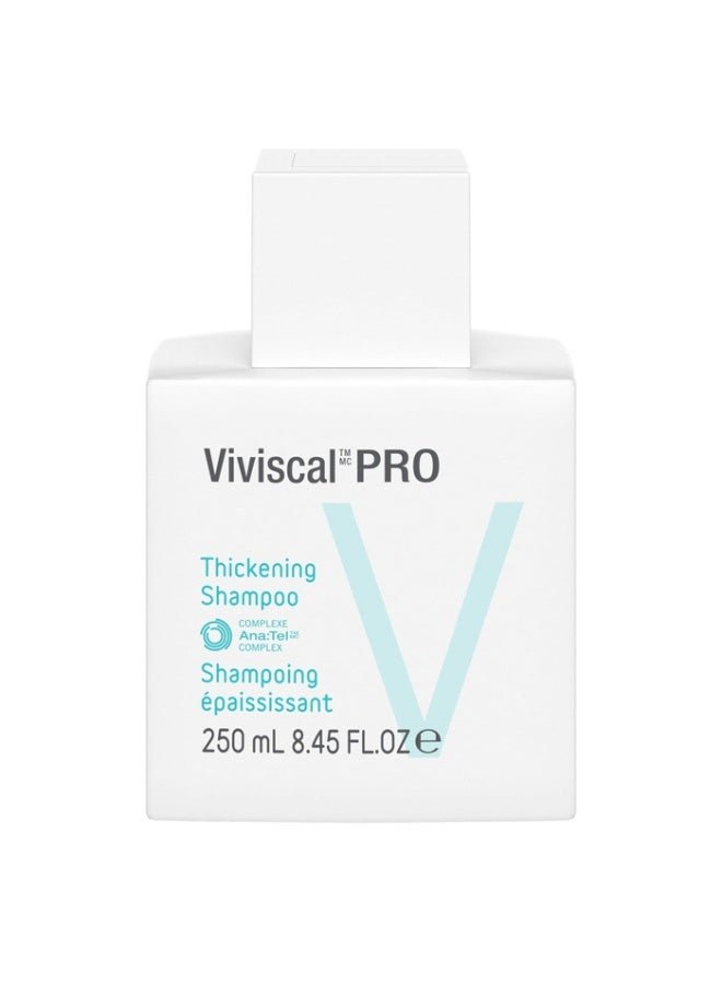 Viviscal Professional Thin to Thick Shampoo with Ana:Tel Proprietary Complex, Biotin, Collagen & Keratin Promotes Healthy Looking Hair Growth, 250 ml