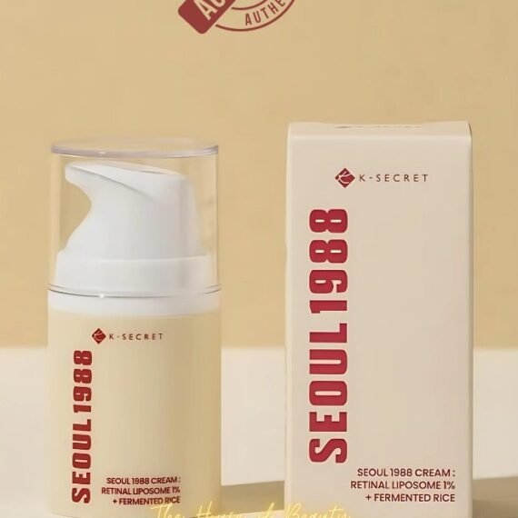 SEOUL 1988 Cream : Retinal Liposome 1% + Fermented Rice 50ml | Anti-aging, Brightening & Hydrating