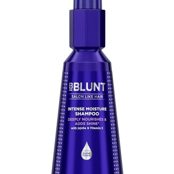 BBLUNT Intense Moisture Shampoo with Jojoba and Vitamin E for Dry & Frizzy Hair  300 ml