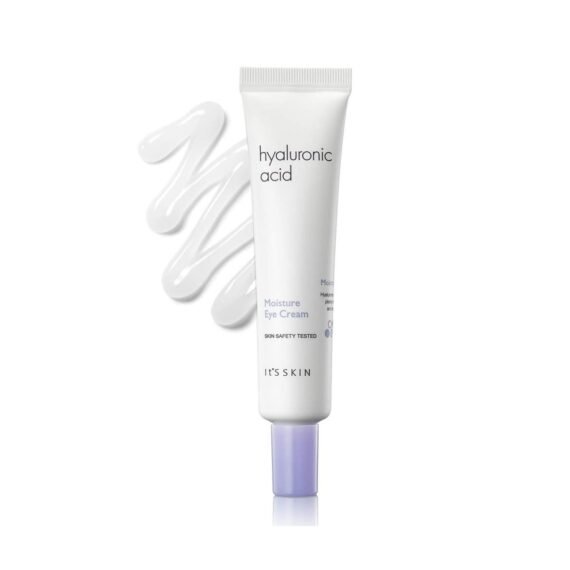 It'S SKIN Hyaluronic Acid Moisture Eye Cream, Moisturizing & Anti-Wrinkle Eye Treatment Moisturizer, Puffy Eyes & Dark Circles, Soothing & Revitalizing, 0.84 oz.