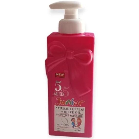 Junior Kids Lotion Skin Polish + Olive Oil Sensitive Skin Care 400ml
