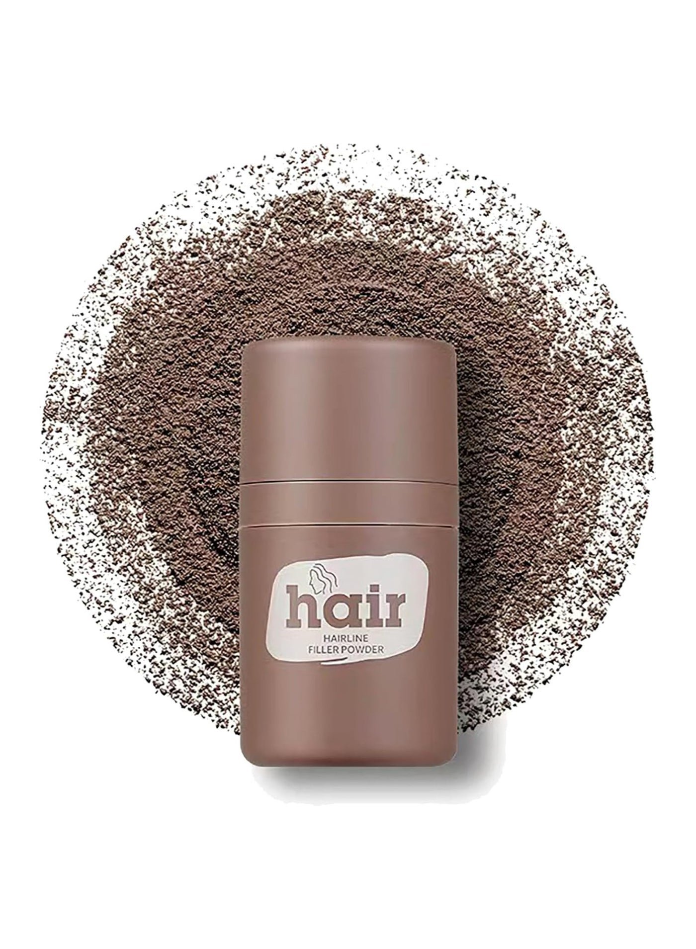 Hairline Powder, Root Touch Up Hair Powder, Waterproof Longlasting Thicken Fill Hair Volume, Sweatproof Natural Colour Looking Modification, Gray Hair Coverage Hair, Quick Cover Up (Dark Brown)