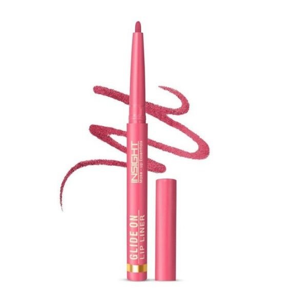 INSIGHT Glide On Lip Liner -I am Game| Intensely Pigmented | Ultra Smooth Texture | Long lasting Formula | Weightless Formula - 0.3 g