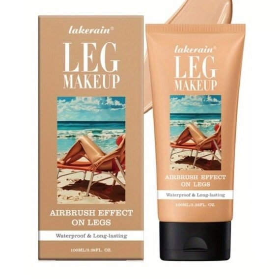 100ml Leg Makeup Lotion Waterproof No Transfer Long Lasting Leg Skin Makeup Cover Leg Scar Varicose Veins and Tattoo Cover Up Makeup Cream Moisturize Leg Makeup Gel