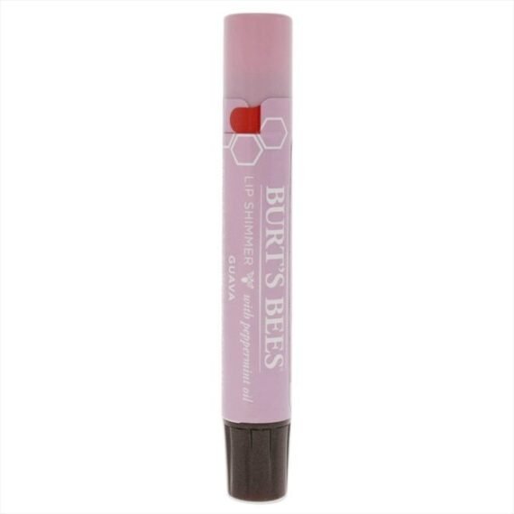 100% Natural Moisturizing Lip Shimmer, Guava, 1 Tube