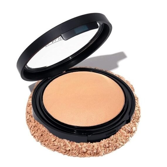 Baked Double Take Powder Foundation - Medium - Buildable Medium to Full Coverage - Matte Finish