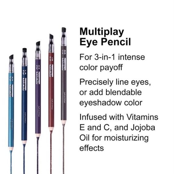 PUPA Milano Multiplay Triple-Purpose Eye Pencil - For Three Purposes - To Perfectly Line The Eyes - To Make Them Look Intense - For Perfectly Blendable Pure Color - Smooth Texture - 09 Black - 0.04 Oz