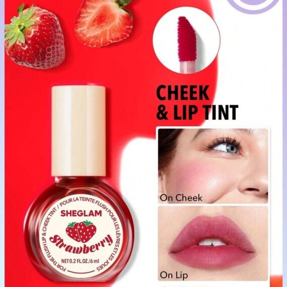 For The Flush Lip And Cheek Tint - It's Chili Pink