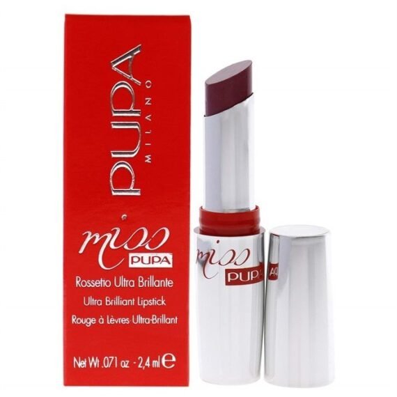 Milano Miss Milano Lipstick - Creamy, Ultra Pigmented Lip Color - Nourishing Formula - Crystal-Effect Lipstick - Ultimate Boost Of Volume And Hydration - 206 Infinitive MaUVe - 0.071 OZ