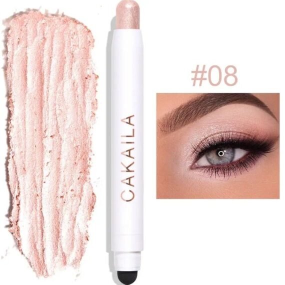 Vibrant Shimmer Eyeshadow Stick - 2-in-1 Creamy Eye Brightener & Highlighter with Soft, Smooth, Easy-to-Apply Formula for Music Festival, Party, and Everyday Use - Long-Lasting, Water-Resistant, and Cruelty-Free 08