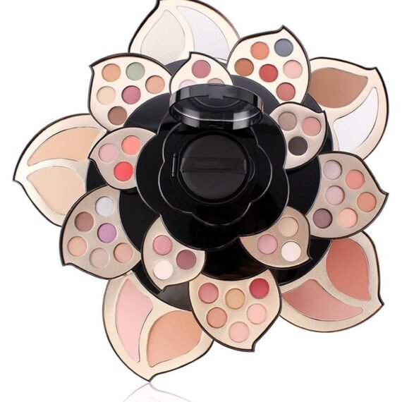 All-in-One Holiday Gift Makeup Set Cosmetic Essential Starter Bundle Include Eyeshadow Palette Lipstick Concealer Blush Mascara Foundation Face Powder - Makeup Kit for Women Full Kit