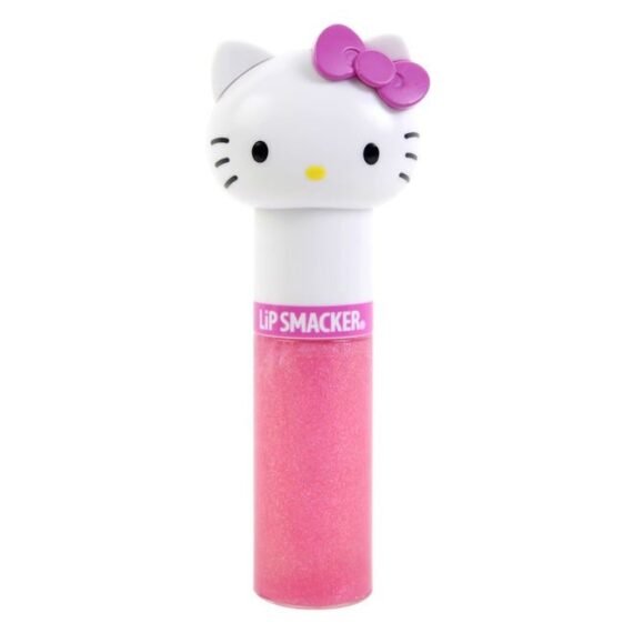Lippy Pals Swirls, Sanrio Hello Kitty, Flavored Moisturizing & Smoothing Soft Shine Lip Balm, Hydrating & Protecting Fun Tasty Glossy Finish , Cruelty-Free & Vegan - Kiwi