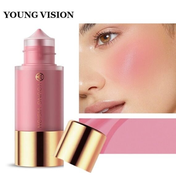 Liqud Blush,Dropper Liquid Blusher , Soft Matte Finish Cream Blush Liquid Blush Cream Blush Makeup Lightweight, Smooth Brightening Rouge #02
