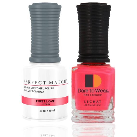 Perfect Match Gel Nail Polish 15ml Soak Off Long Lasting High Shine UV LED Gel Non Toxic Easy Application Wide Color Range for Manicure and Pedicure First Love PMS95
