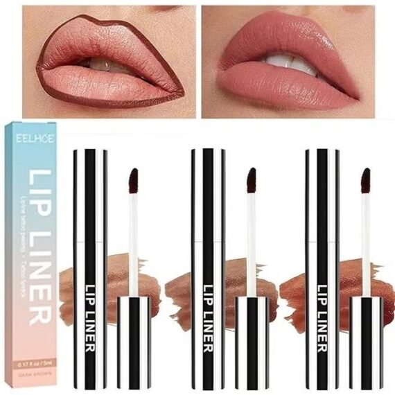 Long-Lasting Peel-Off Lip Stain,Peel Off Lip Liner, Waterproof, Plump Lip Lines,Long Lasting Lip Stain Peel Off, Highly Pigmented Color (3Color, 3)