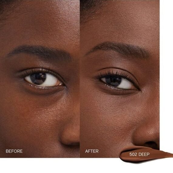Synchro Skin Self-Refreshing Concealer, Deep 502 - Medium-to-Full Coverage with Natural Finish & Shine Control - 24-Hour Wear - Water Resistant, Smudge Proof & Non-Comedogenic