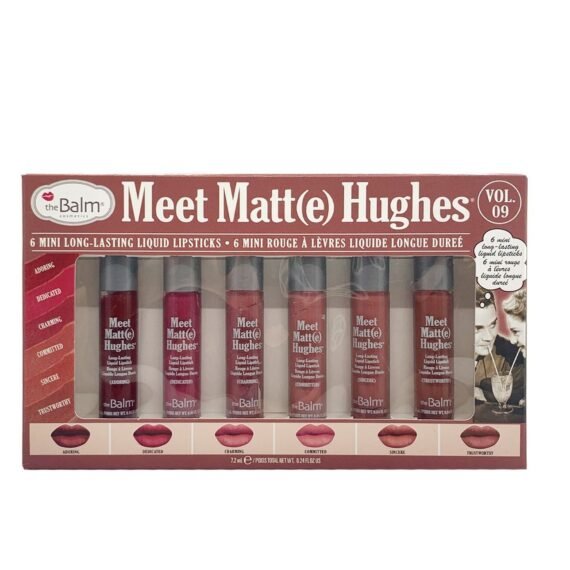 Meet Matte Hughes 6 Mini Liquid Lipsticks Multicolour  VLO..9