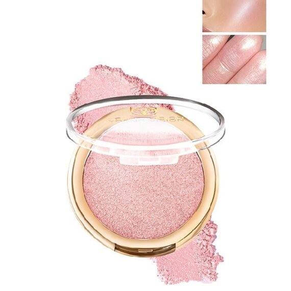 Highlighter Makeup Powder , Made With High-Quality Ingredients, Gentlely On The Skin and Provide Long-Lasting Wear, Suitable Under Makeup With Long Lasting Shine Finish