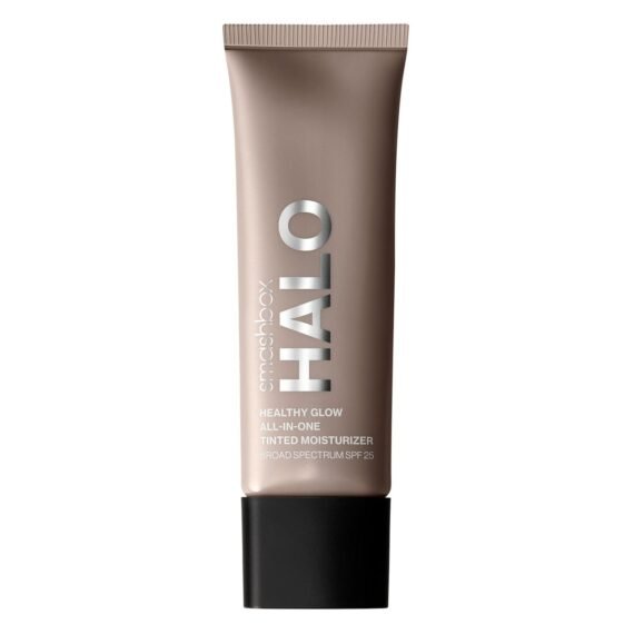 Smashbox Halo Healthy Glow All-In-One Tinted Moisturizer SPF 25 | Hydrating, Long Wearing, Tinted Moisturizer with SPF | Hyaluronic Acid, Light Neutral