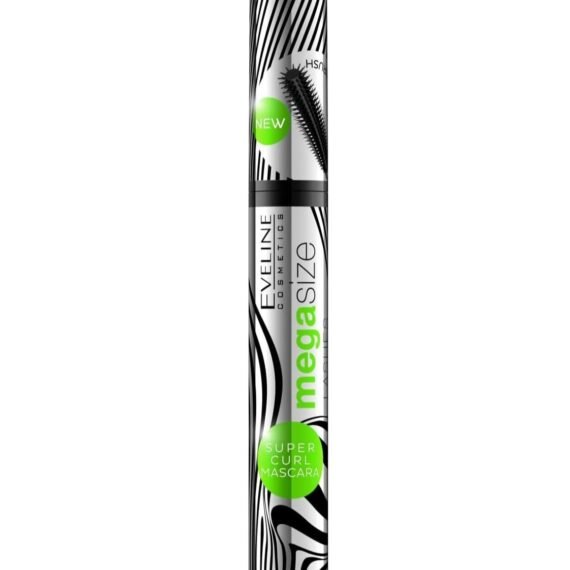 Eveline Make Up Mascara Mega Size Lashes Curl Black 10 ml