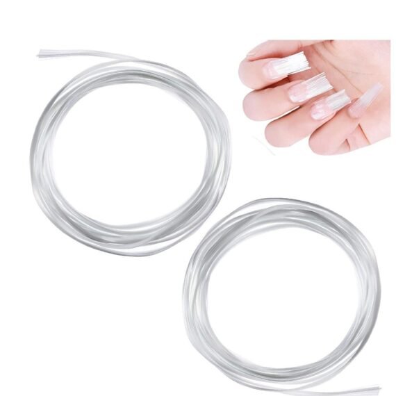 False Nail Extension Fiber, 400cm Fiberglass Nail Extension Kit, Adjustable Shape Nails Lengthening Fibers Tools, DIY Fiberglass Nail, Salon Nail Art Personal Home Use