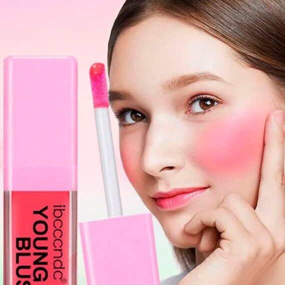 Tinted Blush Oil Liquid Blush for Cheeks Dewy and Natural Flush Finish Pink Blush Skin Tint Lasting Liquid Blush Oil Moisturizing Lightweight and Waterproof for All Skin Tones Liquid Blusher 6.5ml
