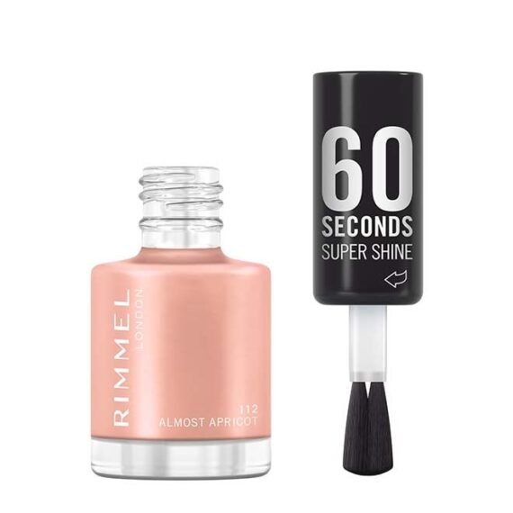 60 Seconds Super Shine Nail Polish - 8ml 112 - Almost Apricot