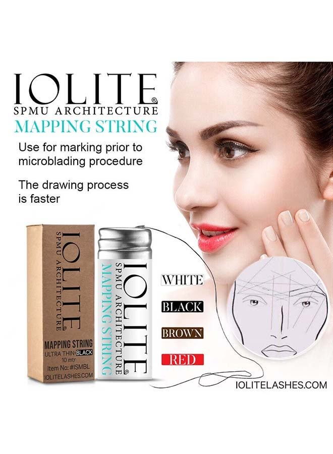 Microblading Eyebrow Mapping String Ultra Thin Red Bottled 10m