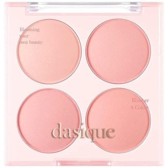 Blending Mood Cheek, 4 Blendable Shades in Lightweight Smooth Powder, 4 Colour Blush Palette, Vegan, 16.8g (07 Candy Berry)